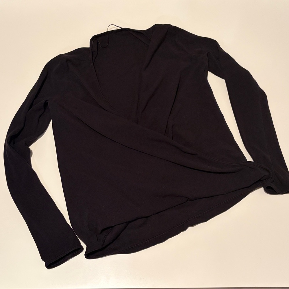 Lululemon Athletica Twist Criss Cross Front Long Sleeve Top M 6